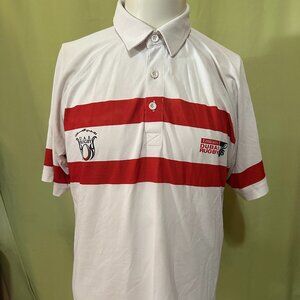 UAE Rugby Emirates Dubai Rugby Men's 3 Button Polo Shirt Large Gilbert Polyester